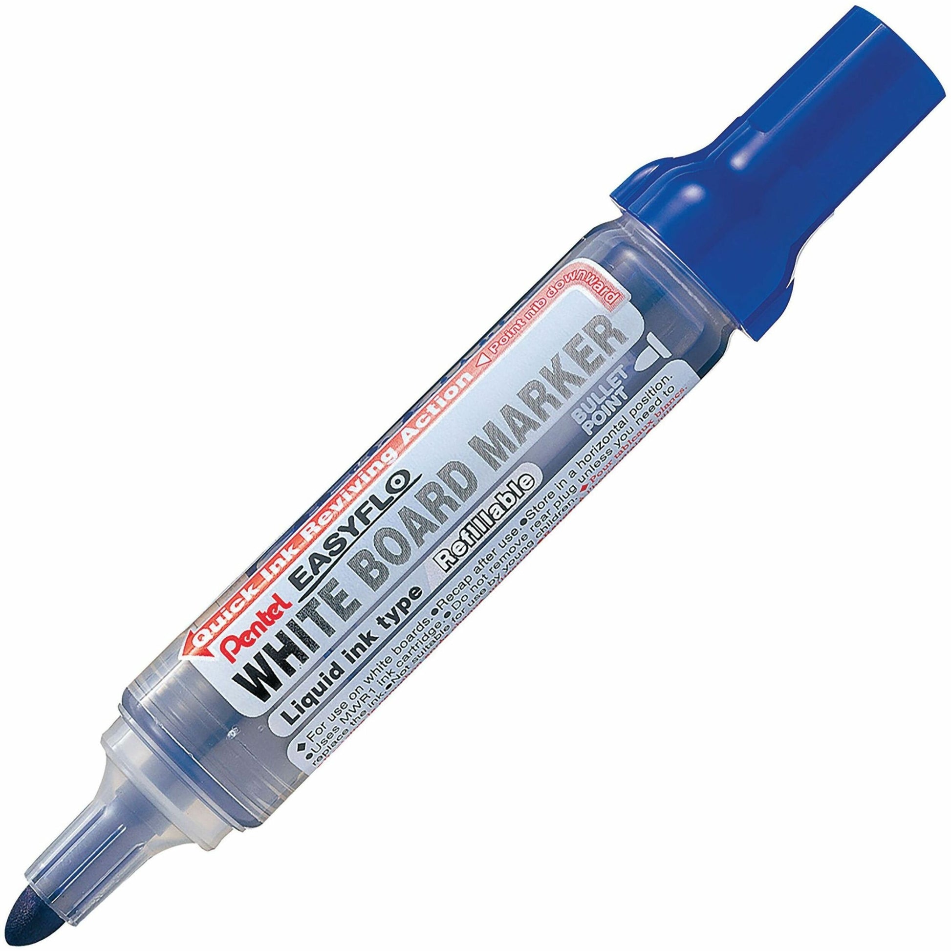 Easyflo White Board Marker (1.3/5.2mm) Blue Ink