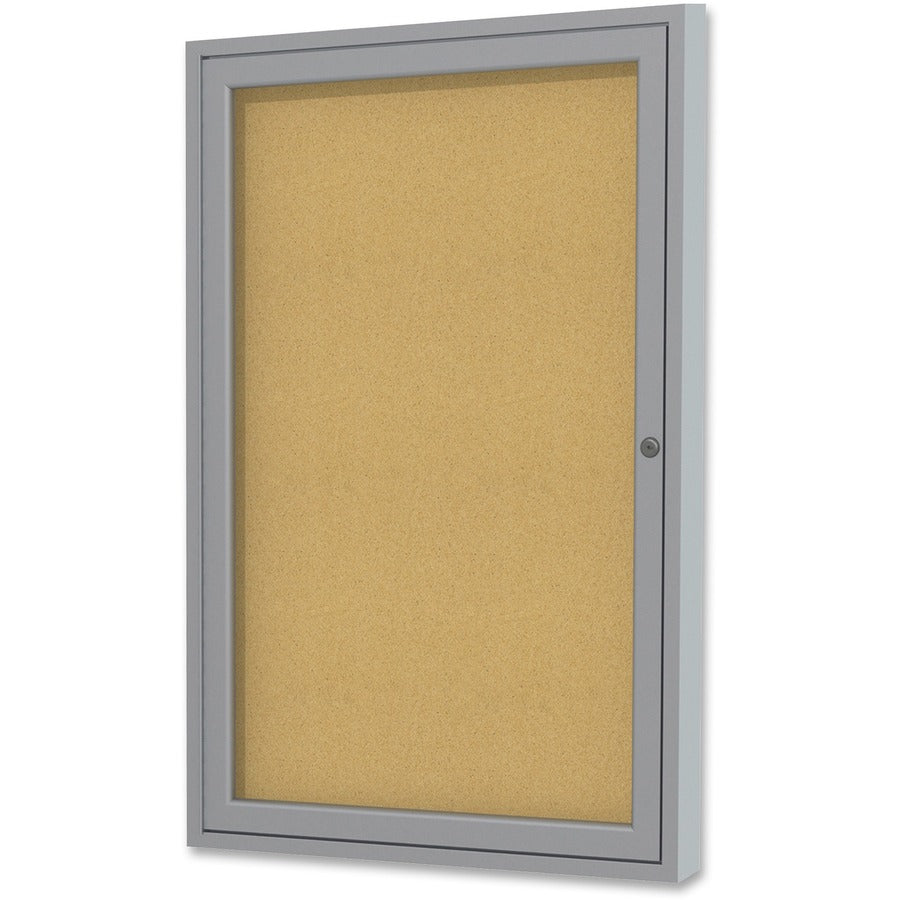 Ghent 1-door Enclosed Indoor Bulletin Board - PA13624K
