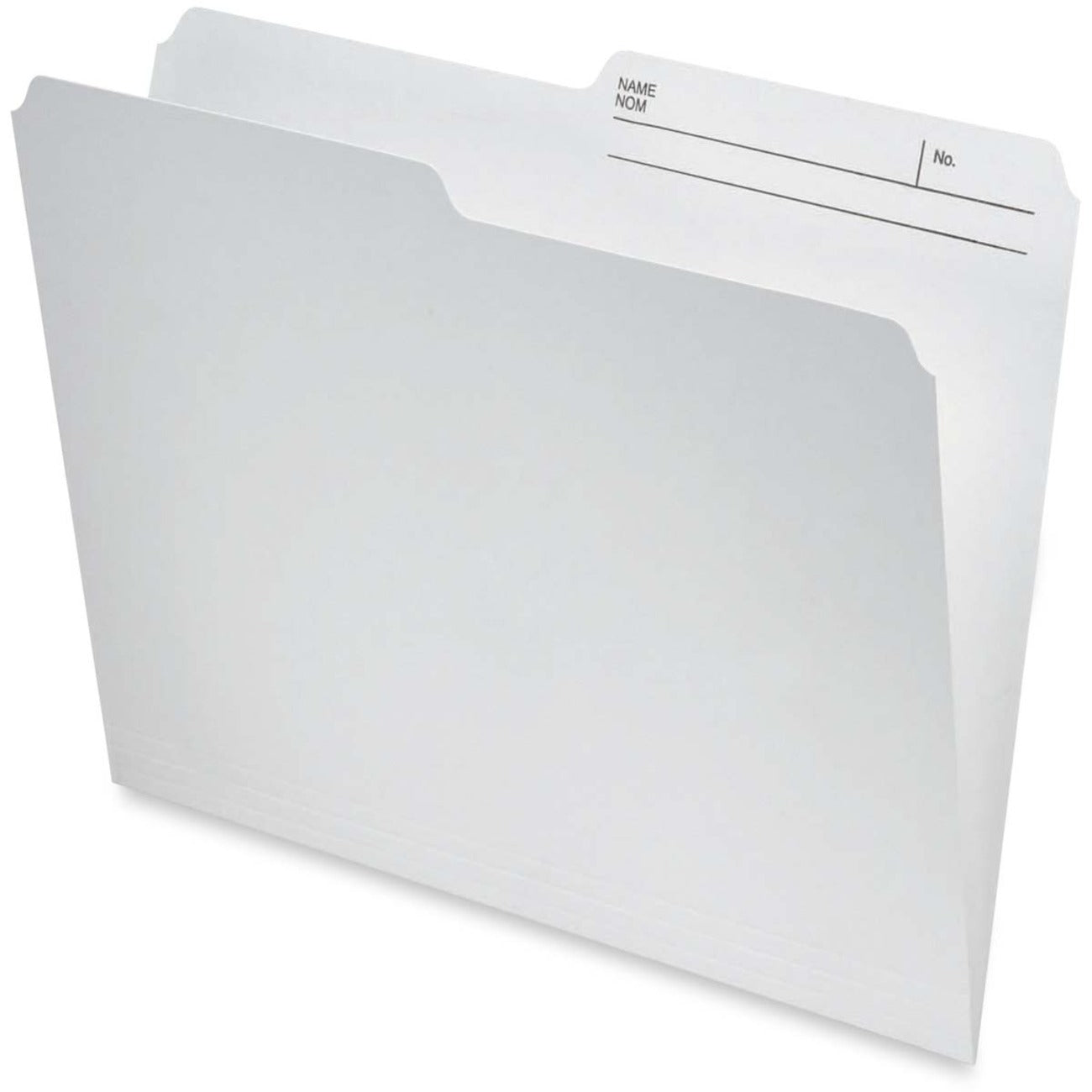 TOPS Oxford 1/2 Tab Cut Letter Recycled Top Tab File Folder