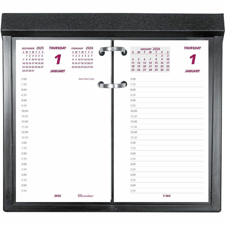 Brownline Daily Calendar Refill for C2S Stand, English - C2R