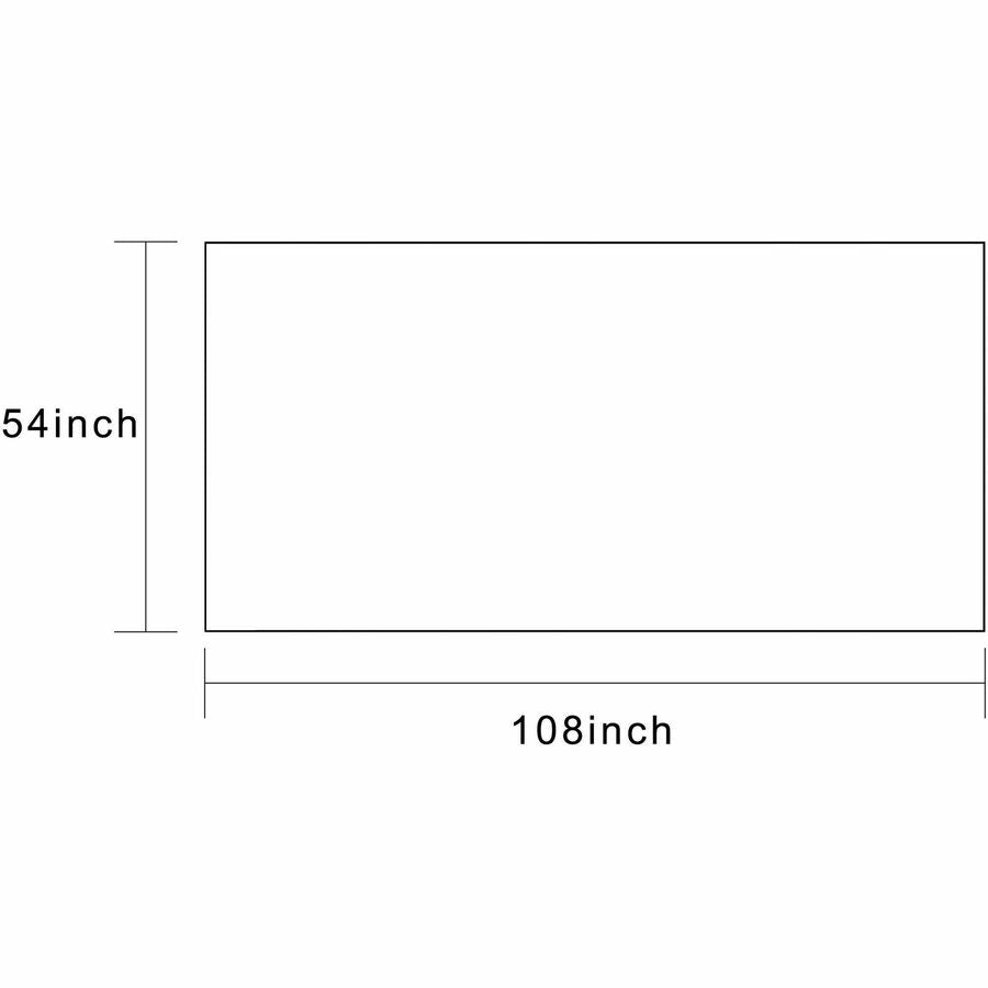 Genuine Joe Plastic Rectangular Table Covers - 10328