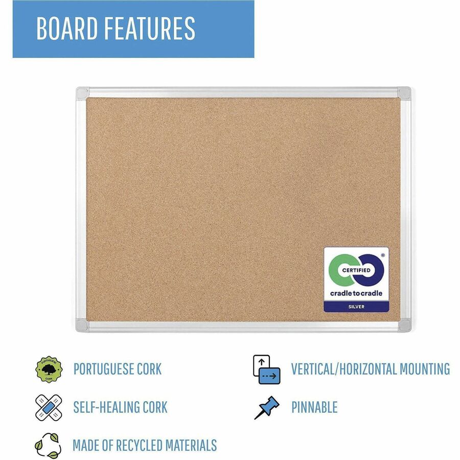 MasterVision Earth Series Recycled Cork Boards - CA051790