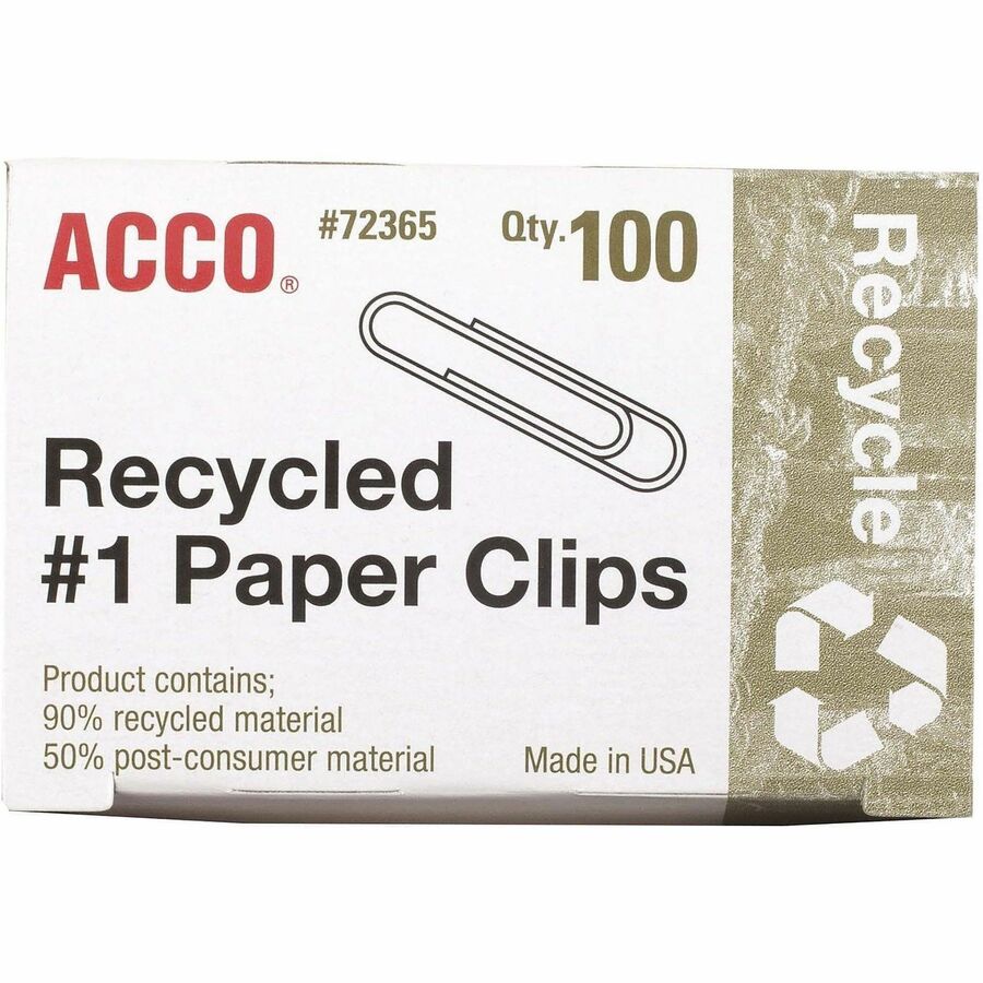 ACCO Recycled Paper Clips - A7072365