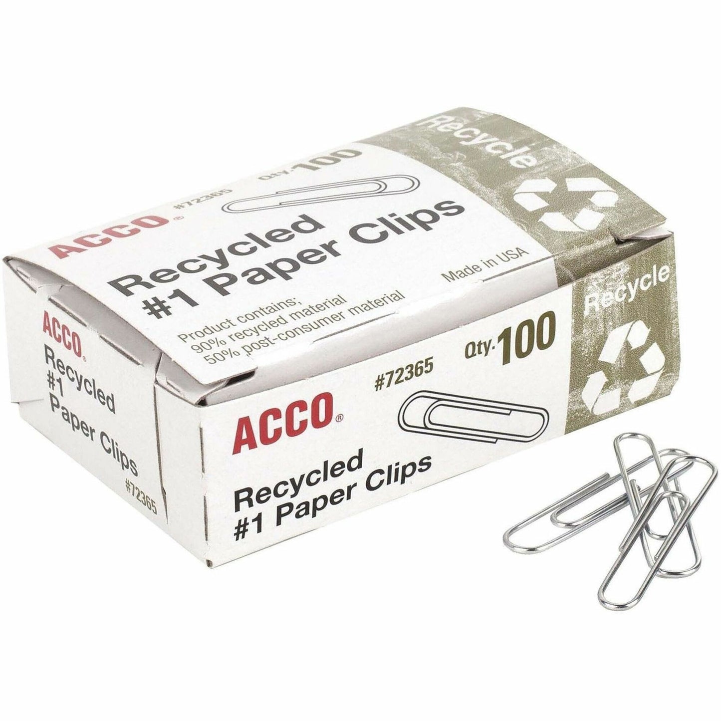 ACCO Recycled Paper Clips