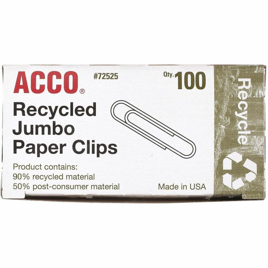 ACCO Recycled Paper Clips - A7072525