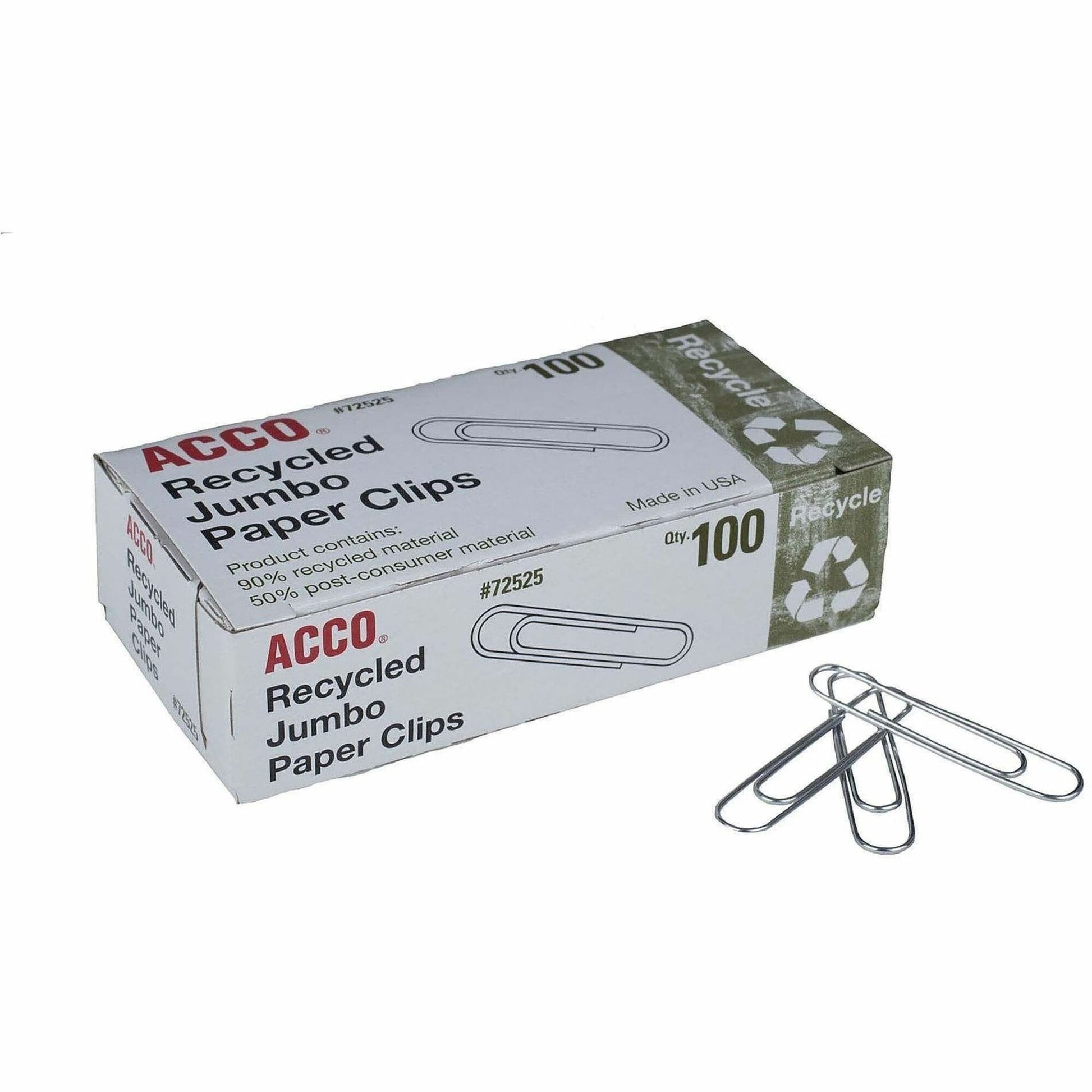 ACCO Recycled Paper Clips
