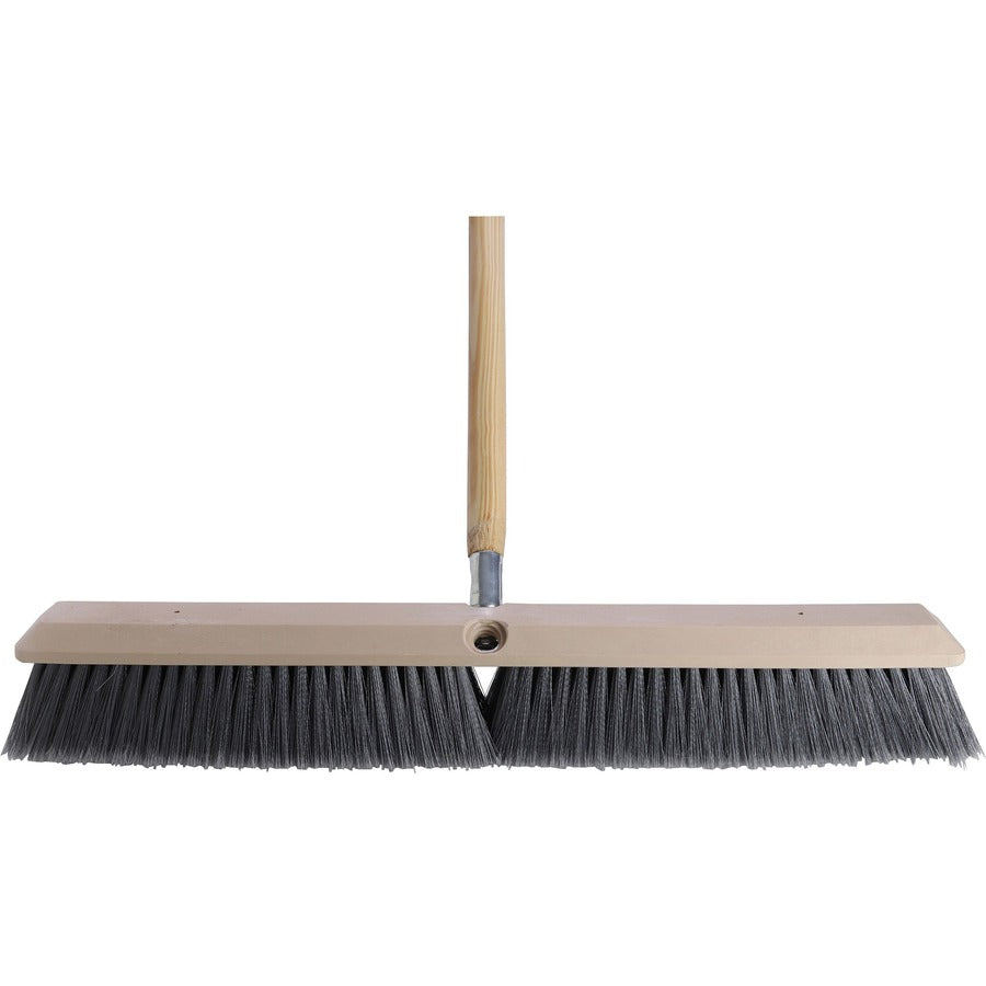 Genuine Joe Heavy-duty Floor Sweep with Handle - 60467