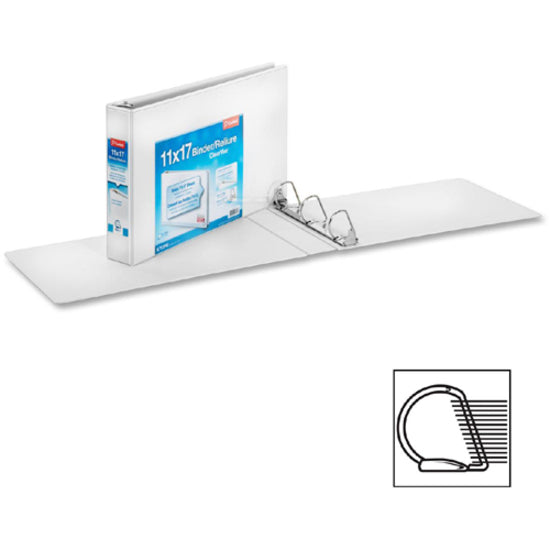 Cardinal® ClearVue Overlay Tabloid D-Ring Binder - 22132