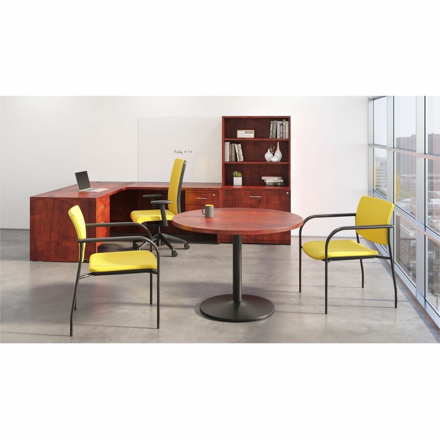 Lorell Essentials Round Conference Table Steel Base - 87241