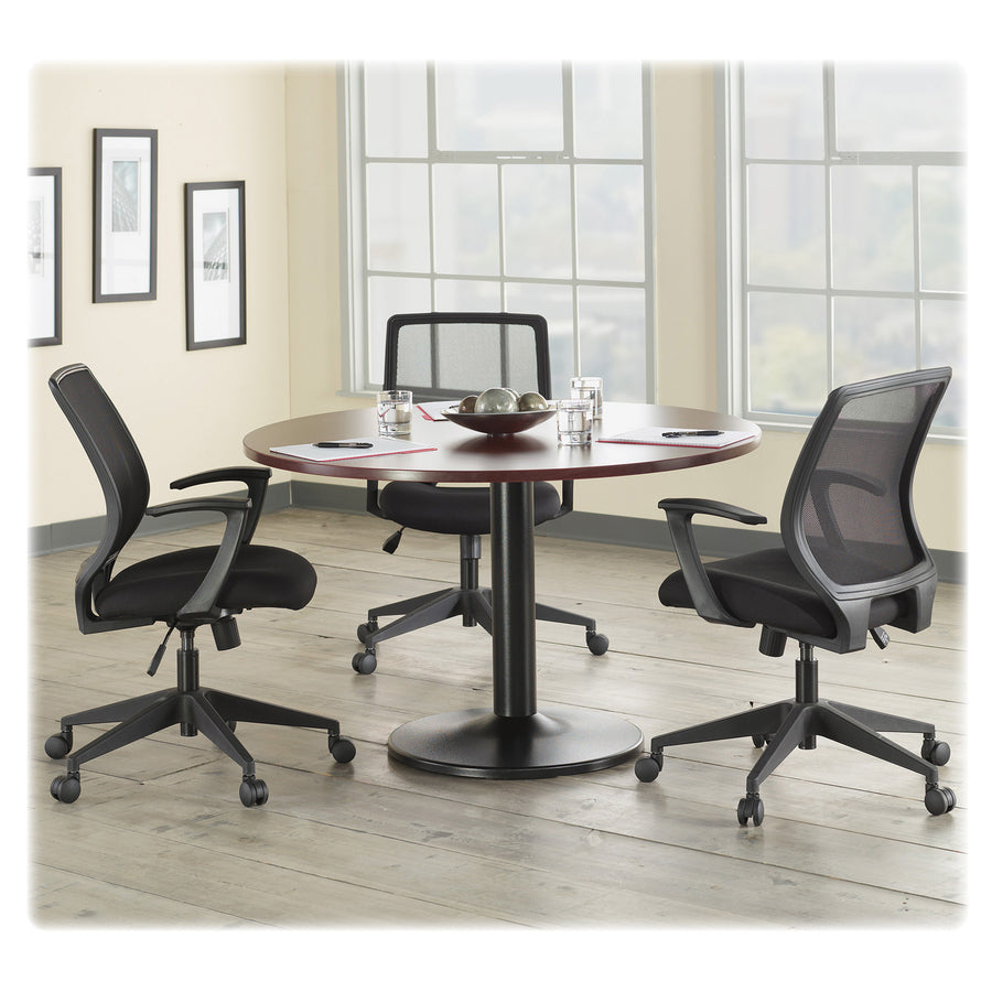 Lorell Essentials Round Conference Table Steel Base - 87241