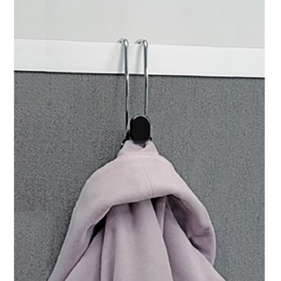 Alba Expandable Over-the-Panel Chrome Garment Clip - PMHOOK1