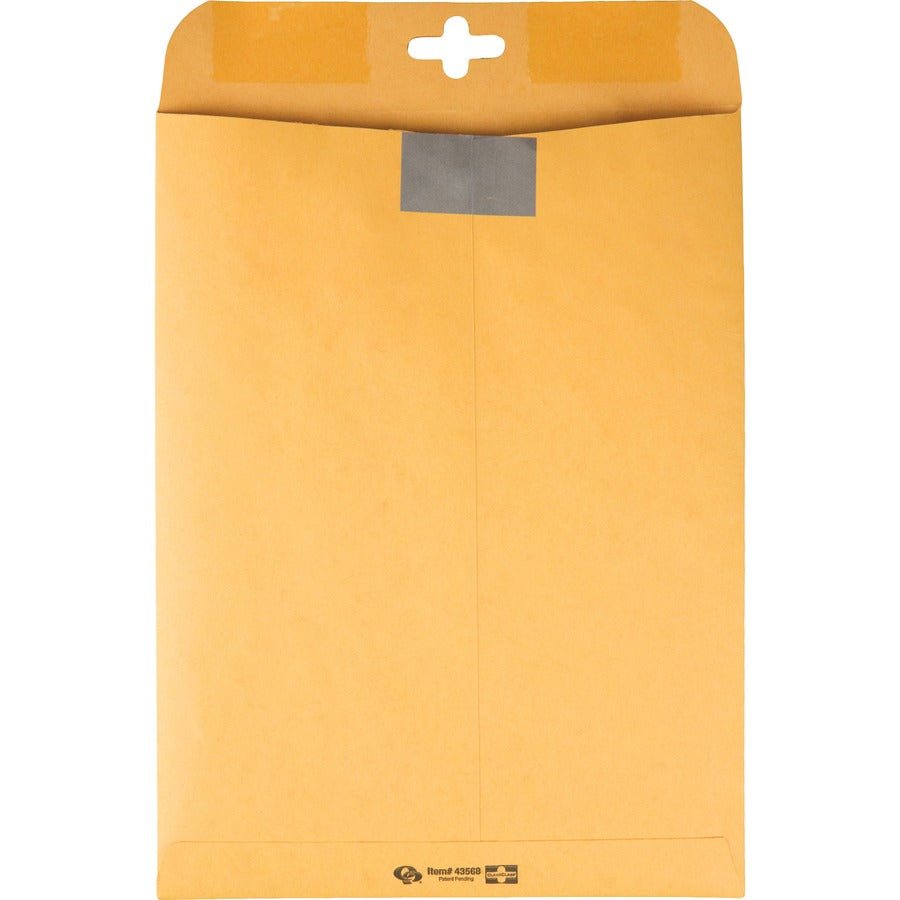 Quality Park 9 x 12 Postage Saving ClearClasp Envelopes with Reusable Redi-Tac Closure - 43568