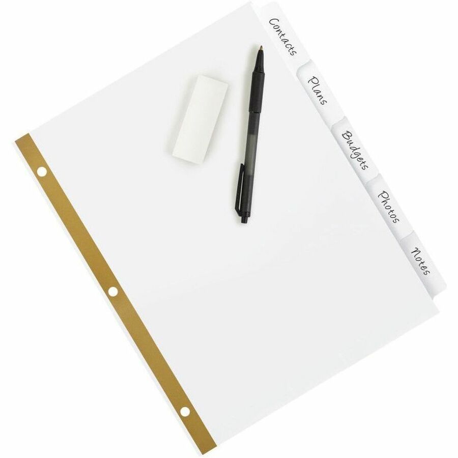 Avery Big Tab™ Write & Erase Dividers 5 tabs - 23075