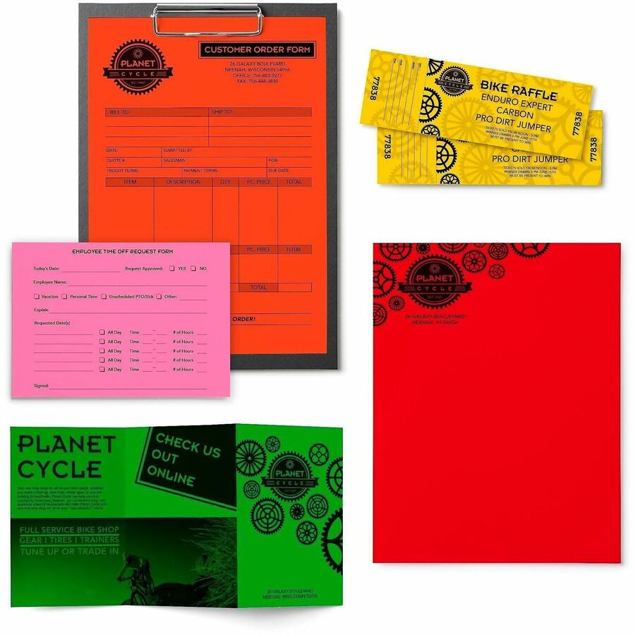 Neenah Color Copy Paper "Vintage" , 5 Assorted Colours - 21224