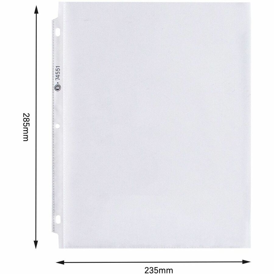 Business Source Top-Loading Poly Sheet Protectors - 74551