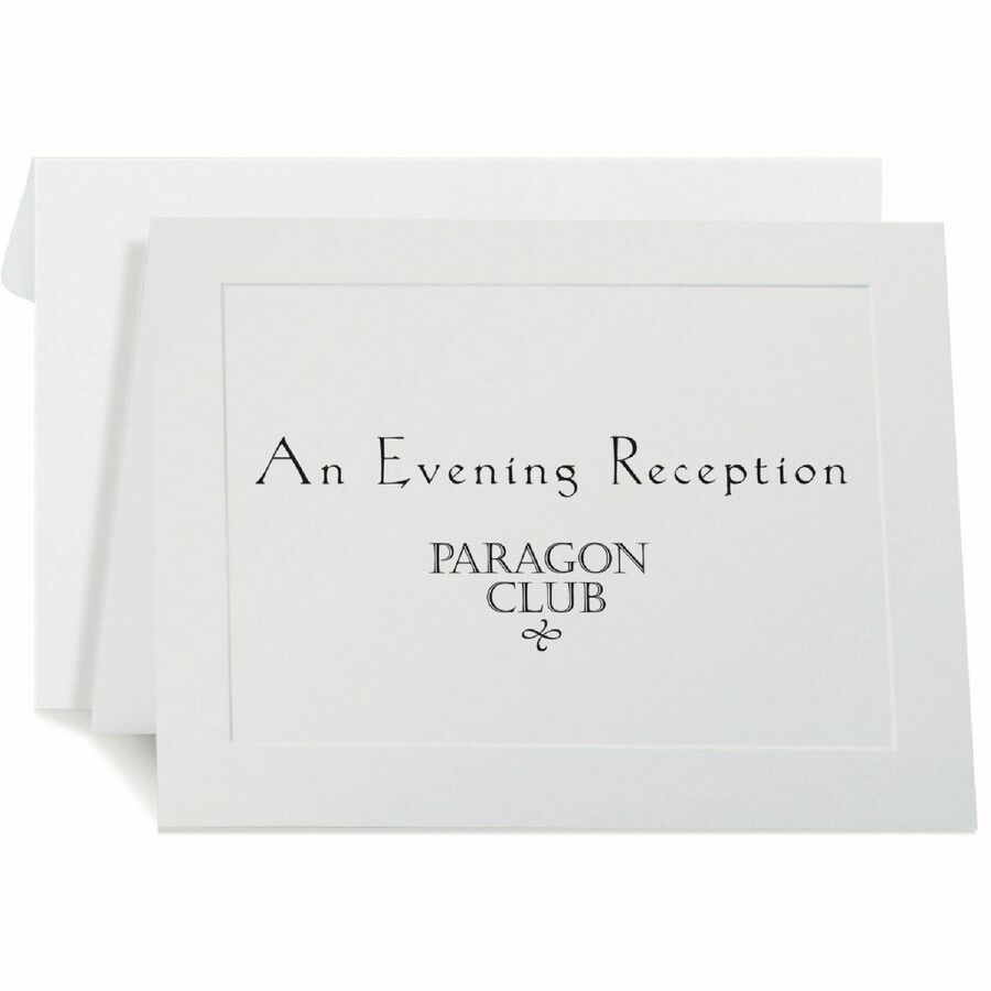 St. James® Overtures® Traditional Embossed Note Cards, White, 40 sets, 71020 - 71020