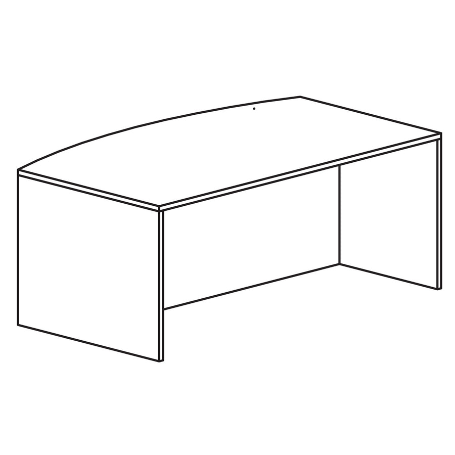 Heartwood Innovations Bowtop Desk Shell - INVB427002