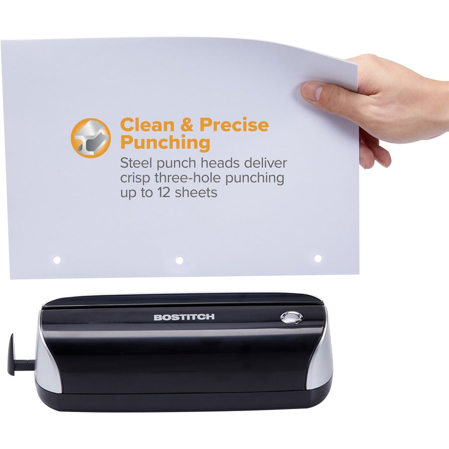 Bostitch Electric 3-Hole Punch - EHP3BLK