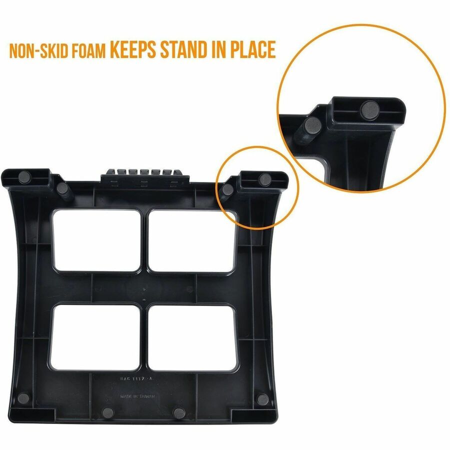 DAC® MP-195 Height and Angle Adjustable Laptop Stand, Black - 02177