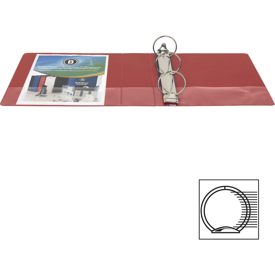 Business Source Basic Round Ring Binders - 28770
