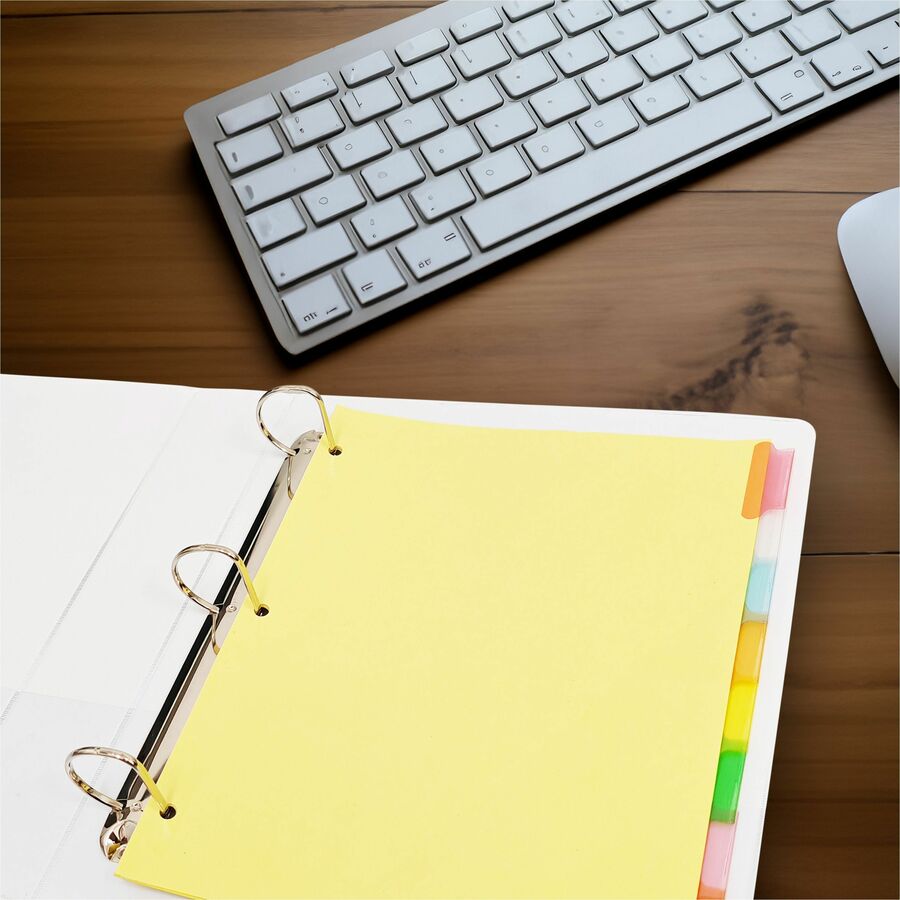 Business Source Insertable Tab Ring Binder Indexes - 36693