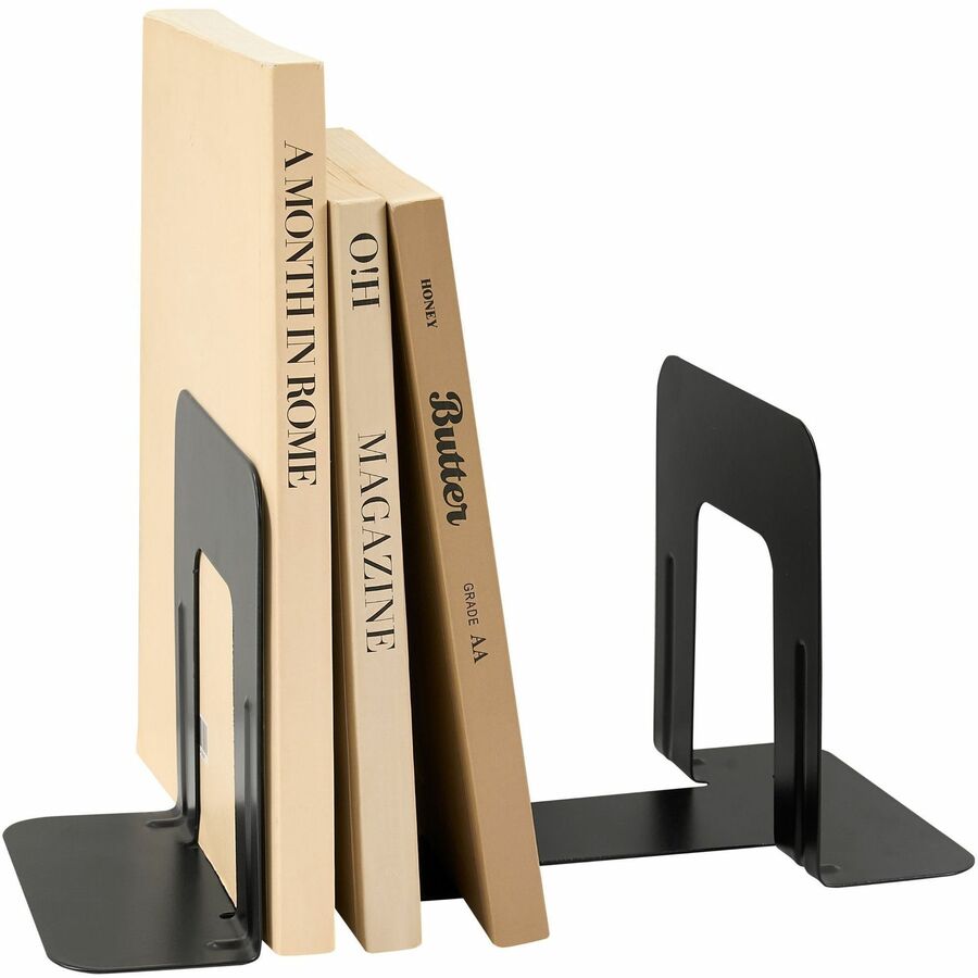 Business Source Heavy-gauge Steel Book Supports - 42550