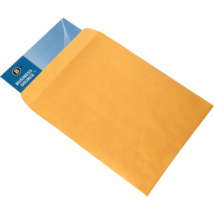 Business Source Kraft Gummed Catalog Envelopes - 42100