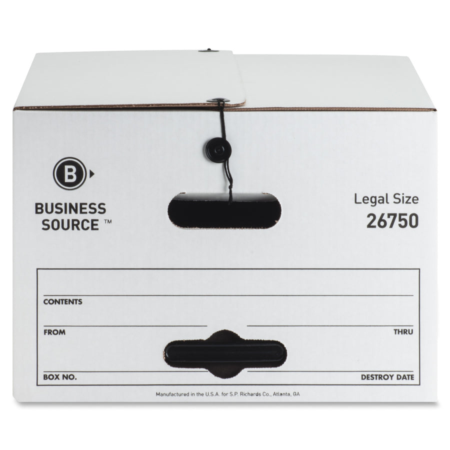 Business Source Light Duty Legal Size Storage Box - 26750