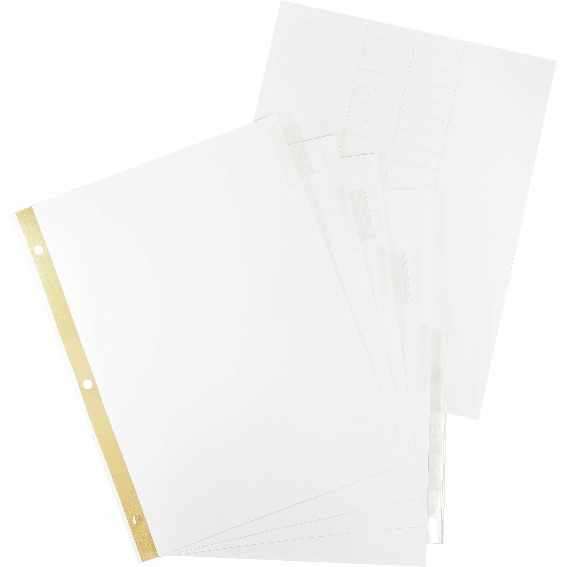 Business Source Tear-resistant Clear Tab Index Dividers