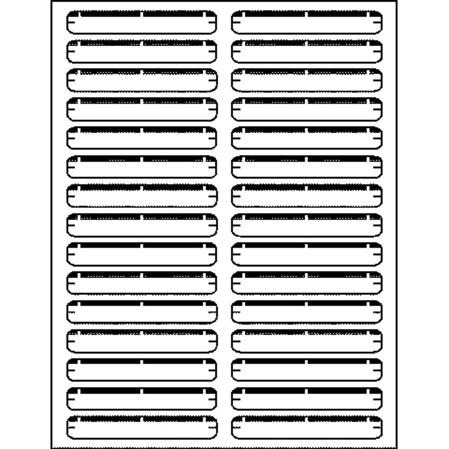 Business Source Laser/Inkjet Permanent File Folder Labels - 26151