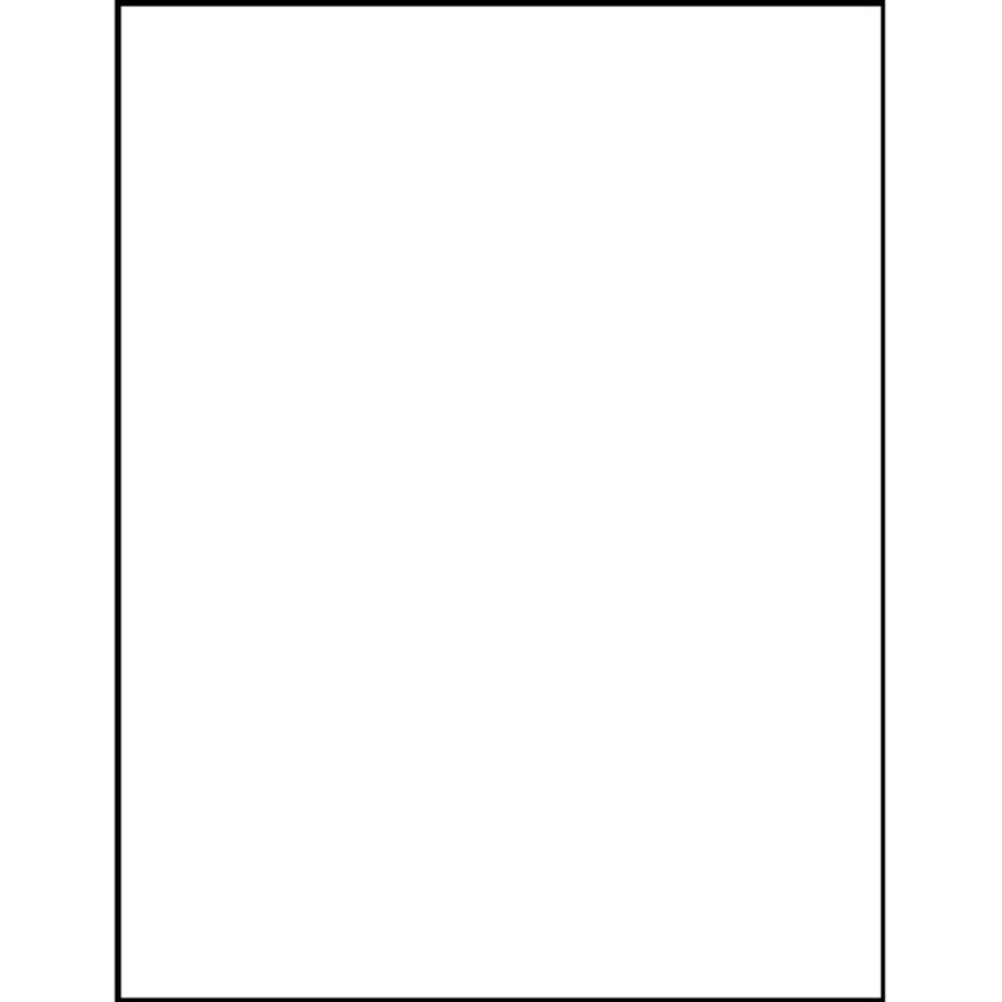 Business Source 8-1/2"x11" Copier Labels - 26133