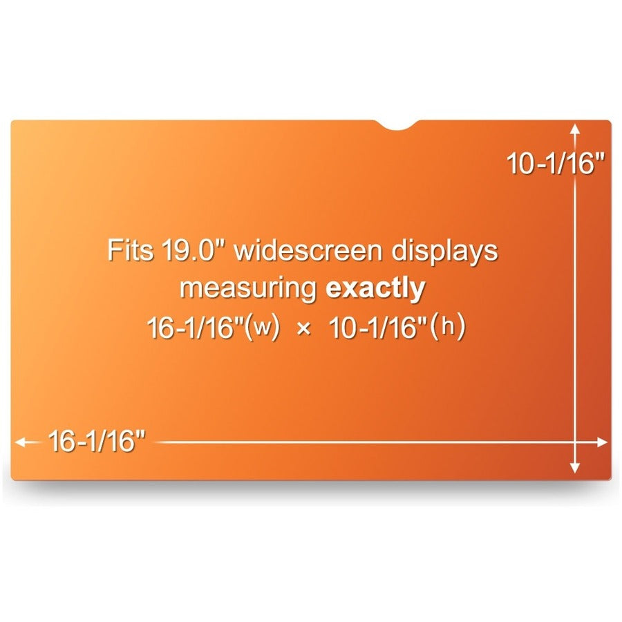 3M GPF19.0W Gold Privacy Filter for Widescreen Desktop LCD Monitor 19.0" - GPF19.0W