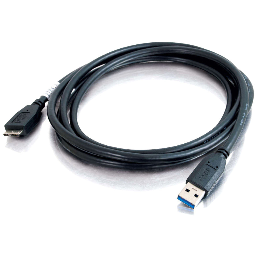 C2G 3.3 USB A to USB Micro B Cable - USB to Micro B Cable - USB 3.0 - Black - M/M - 54176