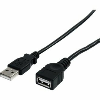 StarTech.com 3 ft Black USB 2.0 Extension Cable A to A - M/F - USBEXTAA3BK
