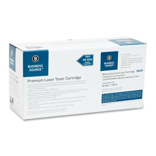 Business Source Remanufactured Toner Cartridge - Alternative for Brother (TN570)