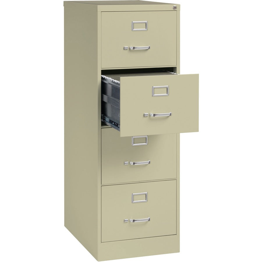 Lorell Fortress Series 26-1/2" Commercial-Grade Vertical File Cabinet - 60197
