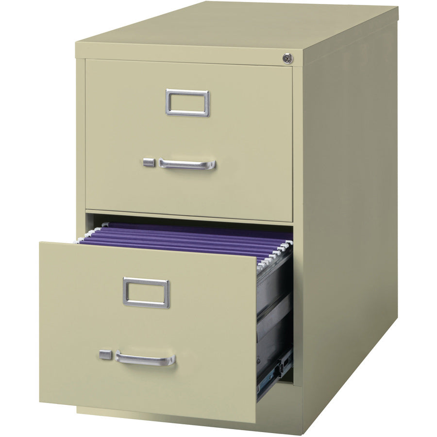 Lorell Fortress Series 26-1/2" Commercial-Grade Vertical File Cabinet - 60660