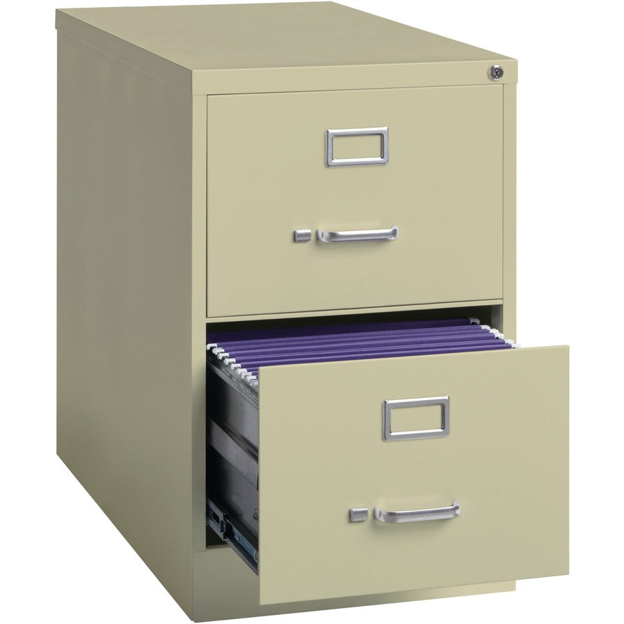 Lorell Fortress Series 26-1/2" Commercial-Grade Vertical File Cabinet - 60660
