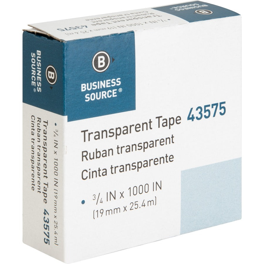 Business Source All-purpose Transparent Glossy Tape - 43575