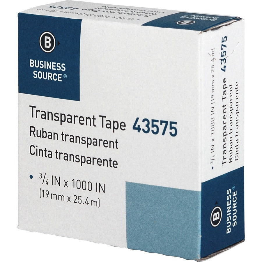Business Source All-purpose Transparent Glossy Tape - 43575