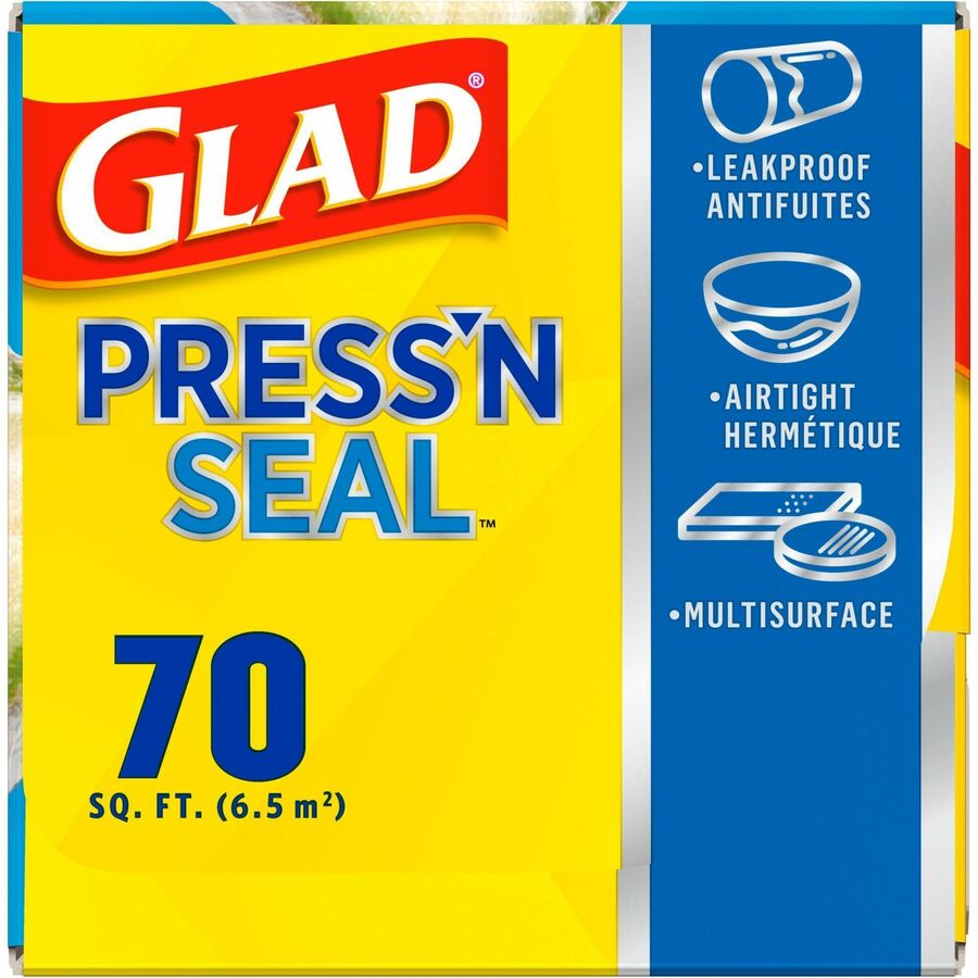 Glad 70 Square Foot Press'n Seal Food Plastic Wrap - 23069
