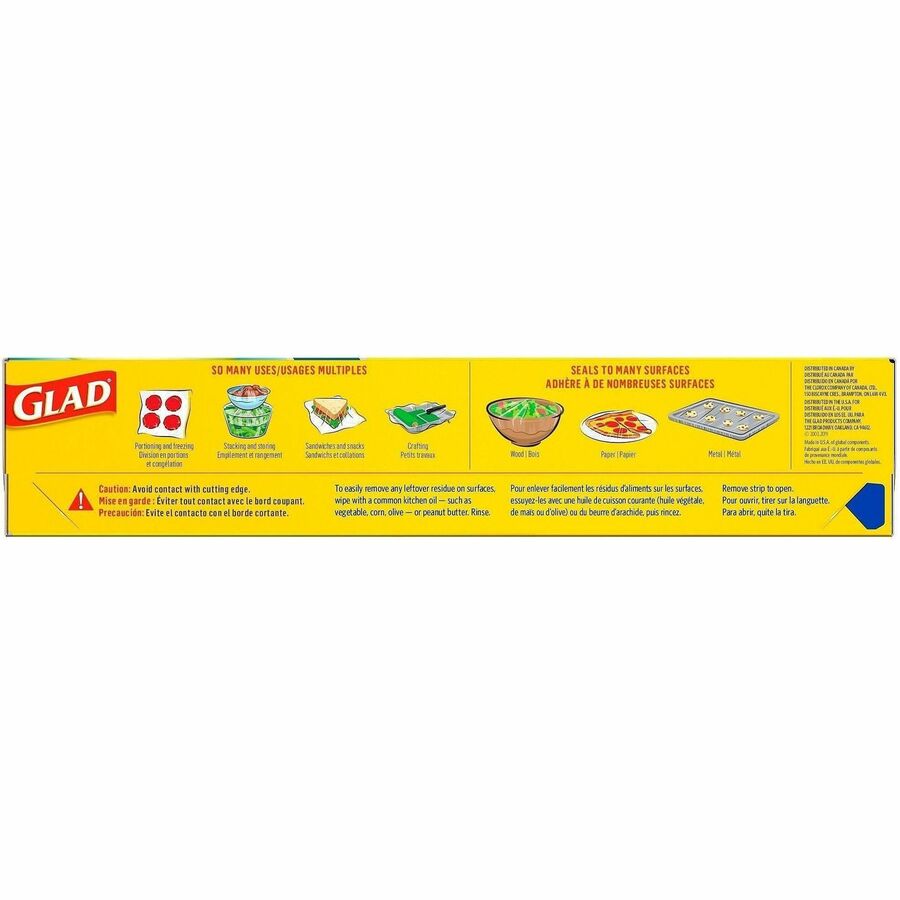 Glad 70 Square Foot Press'n Seal Food Plastic Wrap - 23069