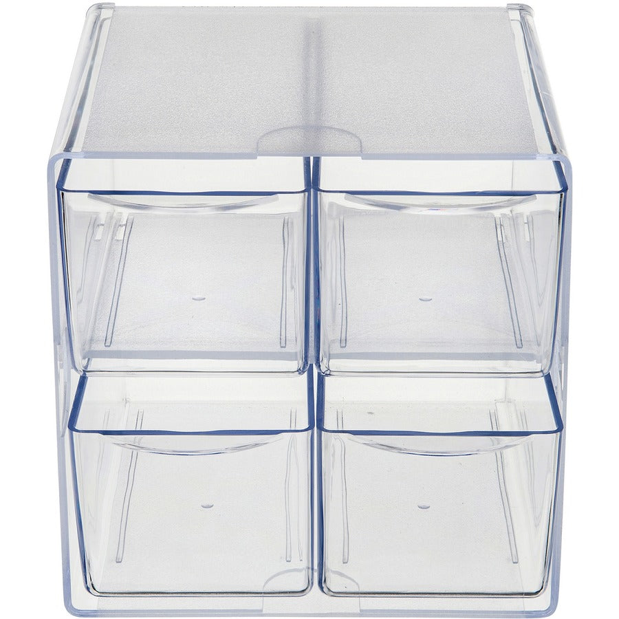 Deflecto Stackable Cube Organizer - 350301