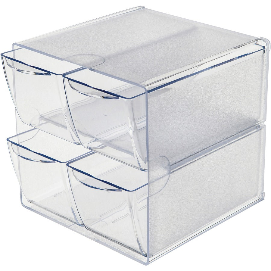 Deflecto Stackable Cube Organizer - 350301