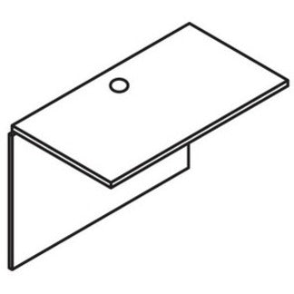 Lorell Essentials Series Bridge - 69390