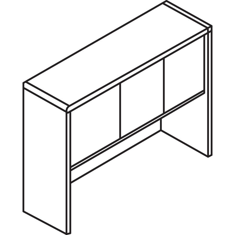 Lorell Essentials Series Stack-on Hutch with Doors - 69384