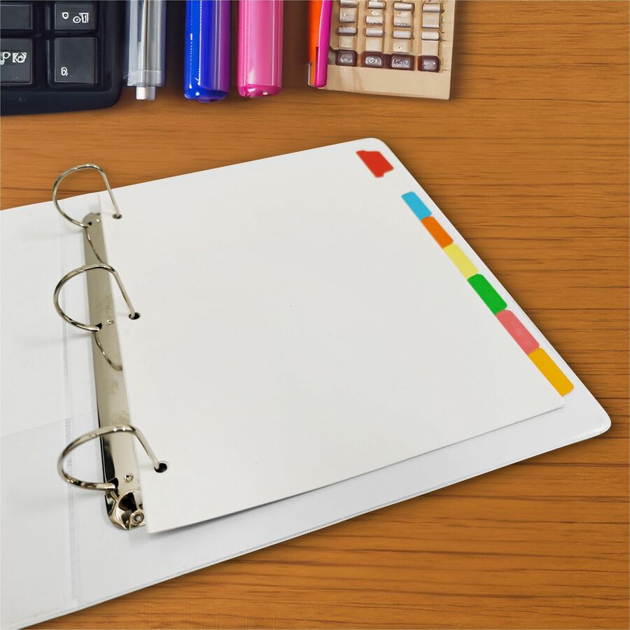 Business Source Laminated Write-On Tab Indexes - 20075