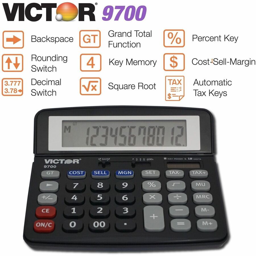 Victor 9700 Desktop Calculator - 9700