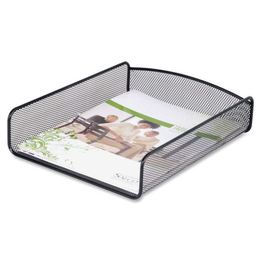 Safco Onyx Letter Tray - 3272BL