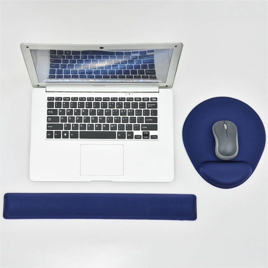 DAC® MP-127 Super-Gel "Mini Round" Mouse Pad with Palm Support, Blue - 02123